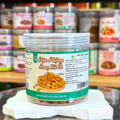 Đậu Phộng Rang Tỏi Ớt Mini 200g - Hộp Pet - DPRTOMHP200G