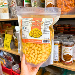 Nui Vàng Chiên Tỏi Ớt Thơm Ngon 500g - Túi Zip - NVCTOTZ500G