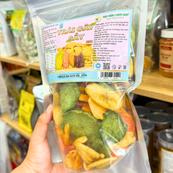 Trái Cây Thập Cẩm Sấy Giòn 300g - Túi Zip Bạc - TCSGTZB300G