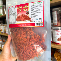 Khô Tẩm Vị Bò 300g - Túi Zip Bạc - KTVBTZB300G