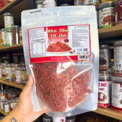 Khô Tẩm Vị Bò 300g - Túi Zip Bạc - KTVBTZB300G