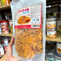 Khô Gà Bơ Tỏi 300g - Túi Zip Bạc - KGBTTZB300G