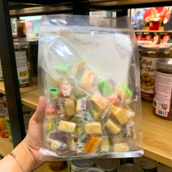 Kẹo Dừa Ít Đường Mix Vị 500g - Túi Zip Trong - KDIDMVTZT500G