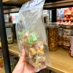 Kẹo Dừa Ít Đường Mix Vị 500g - Túi Zip Trong - KDIDMVTZT500G