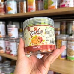 Bánh Gấu Mix 3 Vị (Truyền Thống - Socola - Chùm Ngây) Mini 200g - Hộp Pet - BGM3VMHP200G