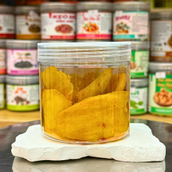 Xoài Sấy Dẻo Muối Ớt Mini 150g - Hộp Pet - XSDMOMHP150G