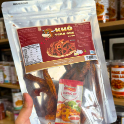Khô Trâu Que Tẩm Vị Bò 300g - Túi Zip Bạc - KTTVBTZB300G