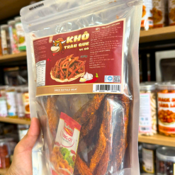 Khô Trâu Que Tẩm Vị Bò 300g - Túi Zip Bạc - KTTVBTZB300G