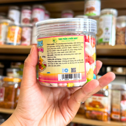 Kẹo Cứng Ngũ Sắc Hương Vị Trái Cây Mini 300g - Hộp Pet - KCNSTCHP300G