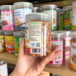 Hạt Hạnh Nhân Sấy Tách Vỏ Thơm Ngon 350g - Hũ Pet - HHNSTVHP350G