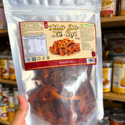 Khô Bò Xé Sợi Thượng Hạng 300g - Túi Zip Bạc - KBXSTZB300G
