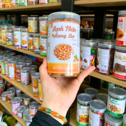 Hạnh Nhân Rang Bơ Loại Vỏ Mỏng 400g - Hũ Pet - HNRBVMHP400G