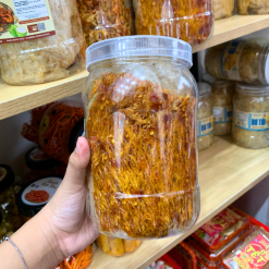 Bánh Tráng Mực Cán Sa Tế Mắm Me 300g - Hộp Tròn - BTMMMHT300G