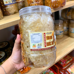 Bánh Tráng Tôm Rim Nước Dừa 300g - Hộp Tròn - BTTRNDHT300G
