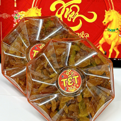 Nho Khô Nho Vàng Hộp Bát Giác 250g - NHOKHNHO