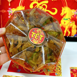 Nho Khô Nho Vàng Hộp Bát Giác 250g - NHOKHNHO