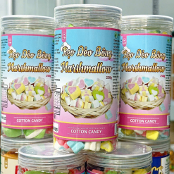 Kẹo Dẻo Bông Marshmallow 250g - Hộp Pet - KDBMHP250G