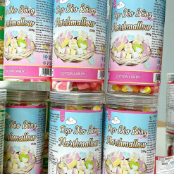 Kẹo Dẻo Bông Marshmallow 250g - Hộp Pet - KDBMHP250G