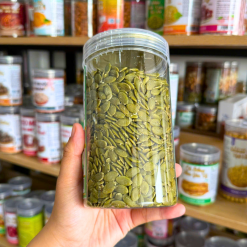 Nhân Bí Xanh Sấy Thơm Ngon 450g - Hũ Pet - NBXSHP450G