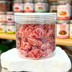 Ô Mai Đào Hồng Mini Thơm Ngon 250g - Hộp Pet - OMDHMHP250G