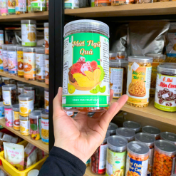 Mứt Ngũ Quả Thơm Ngon (Ô Mai Đào Hồng, Ô Mai Đào Bổ, Ô Mai Mận Cơm, Kiwi Sấy Dẻo, Xoài Sấy Dẻo) 500g - Hũ Pet - MNQHP500G