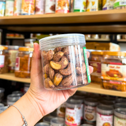 Hạt Điều Rang Muối Loại Xuất Khẩu Mini Thơm Ngon 200g - Hũ Pet - HDRMMHP200G