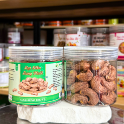 Hạt Điều Rang Muối Loại Xuất Khẩu Mini Thơm Ngon 200g - Hũ Pet - HDRMMHP200G