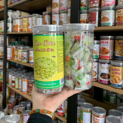 Kẹo Dừa Non Lá Dứa Thơm Ngon 300g - Hũ Pet - KDNLDHP300G