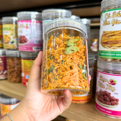 Khô Gà Lá Chanh Thơm Ngon 200g - Hộp Pet - KGLCHP200G