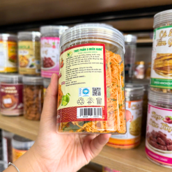 Khô Gà Lá Chanh Thơm Ngon 200g - Hộp Pet - KGLCHP200G