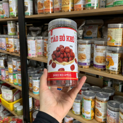 Táo Đỏ Khô Size Nhỏ 350g - Hộp Pet - TDKSNHP350G