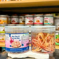 Mực Ống Xé Sợi Sấy Khô (Mực Dừa) Mini 100g - Hộp Pet - MOXSSKMDHP100G