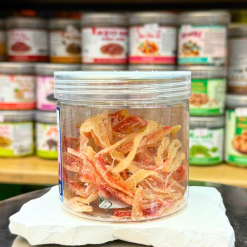 Mực Ống Xé Sợi Sấy Khô (Mực Dừa) Mini 100g - Hộp Pet - MOXSSKMDHP100G