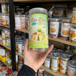 Kẹo Dừa Ít Đường Mix Vị Thơm Ngon 300g - Hũ Pet - KDIDMVHP300G