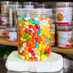 Kẹo Cứng Ngũ Sắc Hương Vị Trái Cây 500g - Hộp Pet - KCNSHVTCHP500G