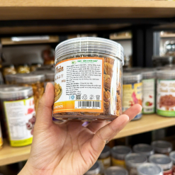 Hạnh Nhân Sấy Tẩm Gia Vị - Hạnh Nhân Rang Bơ Loại Vỏ Dày Mini Thơm Ngon 200g - Hũ Pet - HNSTGVMHP200G