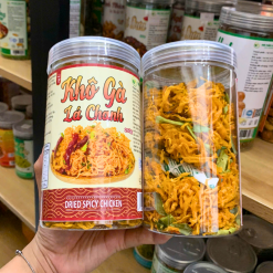 Khô Gà Lá Chanh Thơm Ngon 250g - Hũ Pet - KGLCHP250G