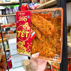 Khô Trâu Miếng Tẩm Vị Bò Thơm Ngon 500g - Hộp Ngôi Sao Lớn - KTMTVBHNSL500G