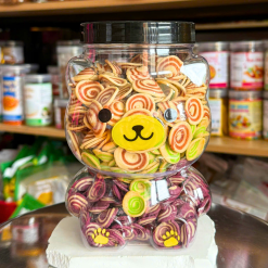 Bánh Tai Heo Mix 3 Vị (Caramel, Khoai Môn, Trà Xanh) 400g Thơm Ngon - Hũ Gấu Lớn - BTHM3VHGL400G