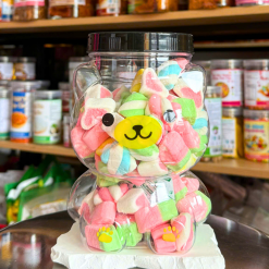 Kẹo Dẻo Bông Marshmallow 270g - Hộp Gấu Lớn - KDBMHGL270G
