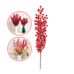 Combo 10 cành đông đào đỏ 12 nhánh - COMBO10CNHNGO12NHNH