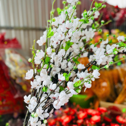 1 Cành Hoa Đào Cổ - Mẫu Ngắn - 1CNHHOAO