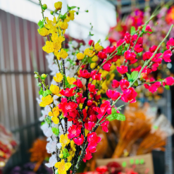 1 Cành Hoa Đào Cổ - Mẫu Ngắn - 1CNHHOAO