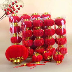 1 Bịt LỒNG ĐÈN NHUNG - Loại Bịt 20 Trái - 1BTLNGN