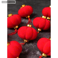 1 Bịt LỒNG ĐÈN NHUNG - Loại Bịt 9 Trái - 1BTLNGN01