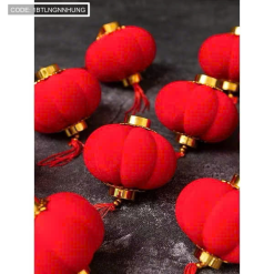 1 Bịt LỒNG ĐÈN NHUNG - Bịch 16 Trái 08 - 1BTLNGNNHUNG