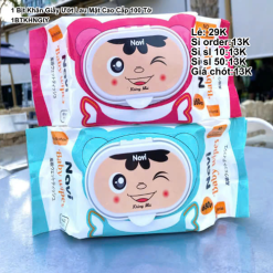 Combo 3 Bịt Khăn Giấy Ướt Lau Mặt Cao Cấp 100 Tờ - COMBO3BTKHN