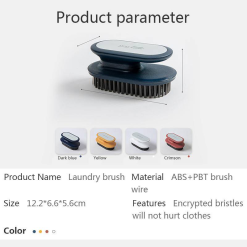 1 Bàn Chải Nhựa Chà Đồ chà Sàn Có Tay Cầm 12CM - BNCHINHA