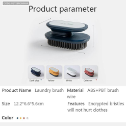 Set 2 Bàn Chải Nhựa Chà Đồ chà Sàn Có Tay Cầm 12CM - SET2BNCHINHA