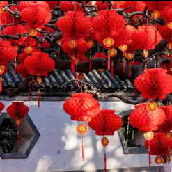 1 Bịt 10 LỒNG ĐÈN GIẤY ( F30 / 25CM ) - 1BT10LNG